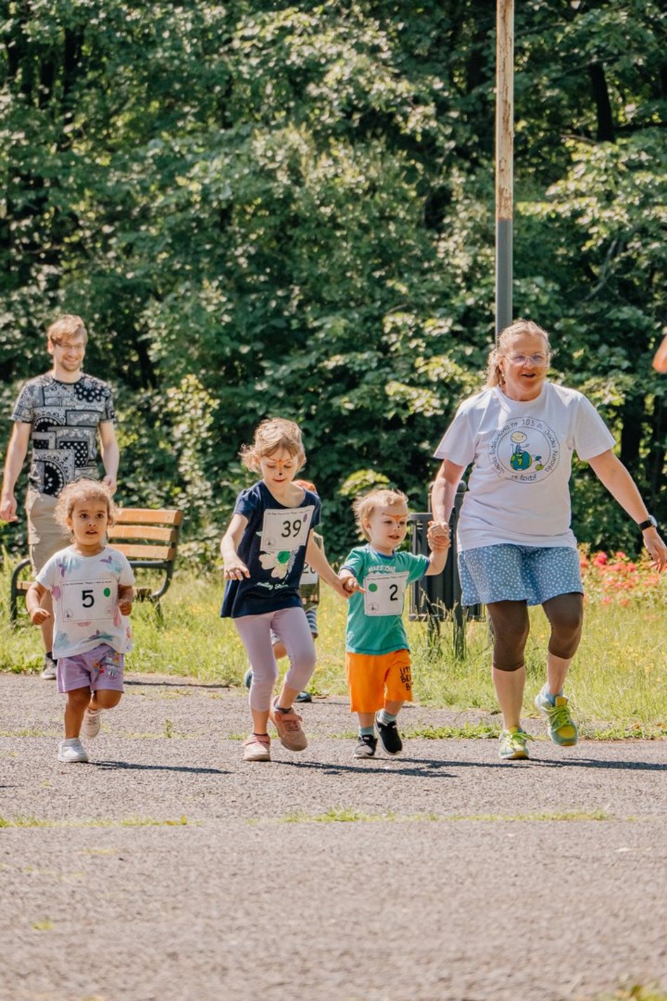 Bieg charytatywny w parku Baden-Powella