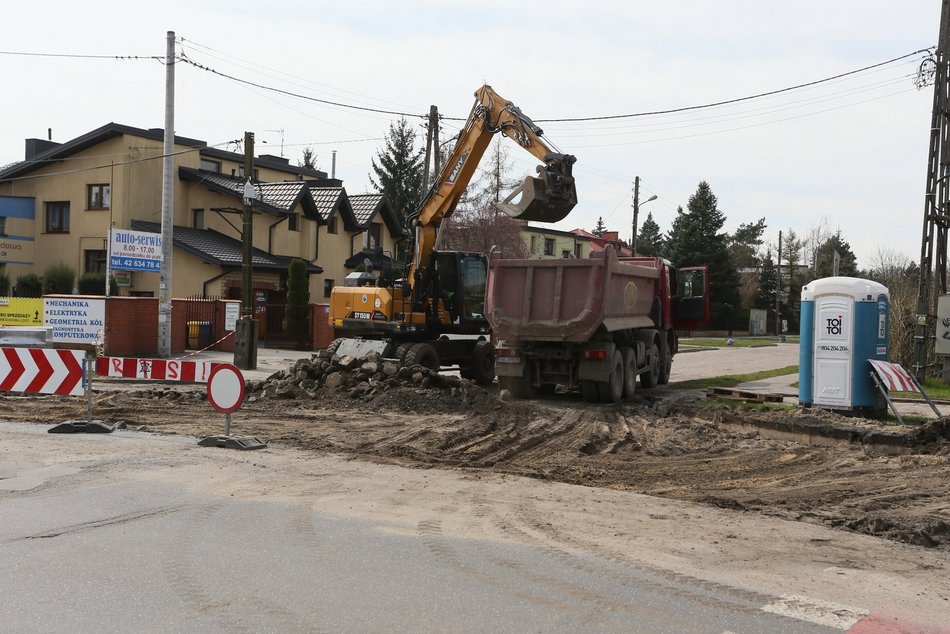 Krakowska w remoncie. Sprawdzamy, jak postępują prace.