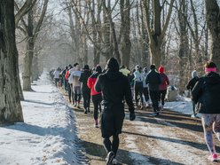 Botaniczna Piątka w Ogrodzie Botanicznym w Łodzi. Galeria z mroźnego biegu