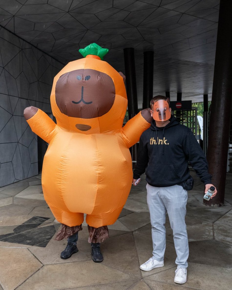 Łódź. Zlot Fanów Kapibary w Orientarium Zoo Łódź. Świetna frekwencja mimo niepogody