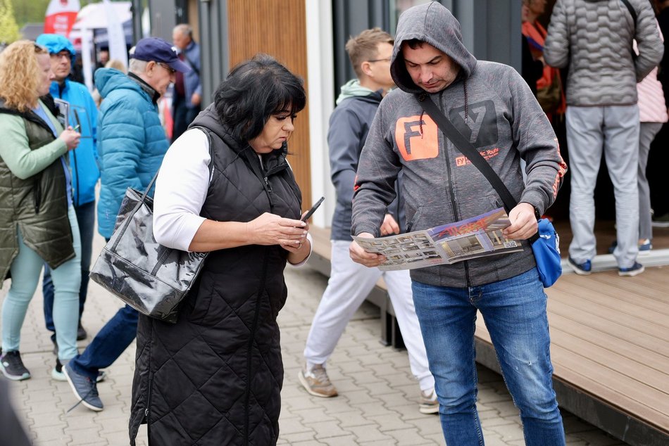 Łódź. Wielkie Targi Domów Szkieletowych, Modułowych i Mobilnych w Łodzi. Tłumy w Moto Arenie