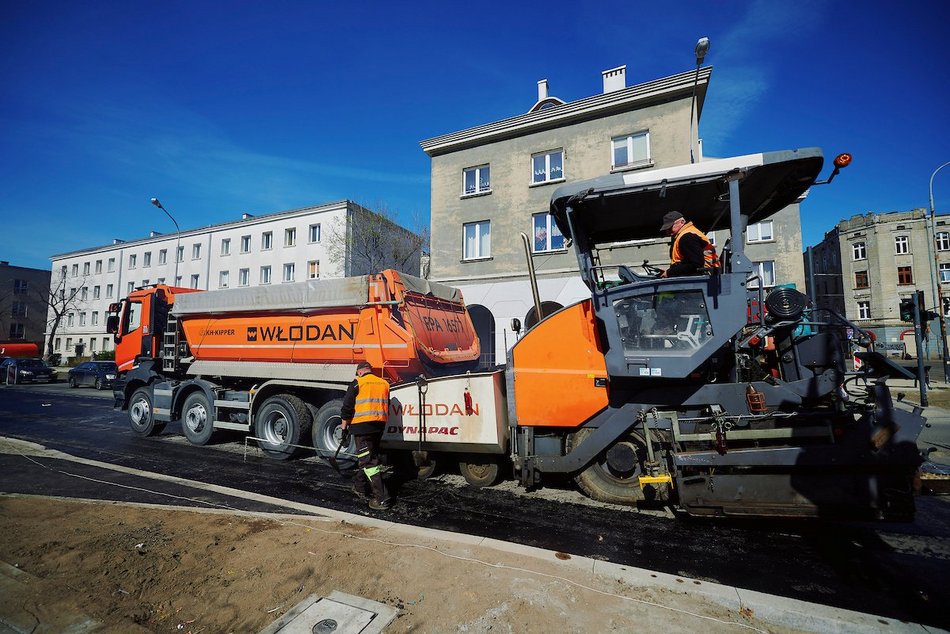 Łódź. Remont Lutomierskiej. Otworzą jezdnię w dwóch kierunkach przed Wielkanocą