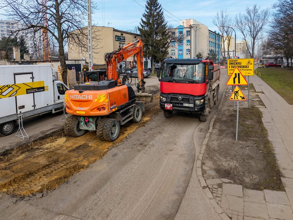Łódź. Remont Tuszyńskiej. Zmiany widać gołym okiem