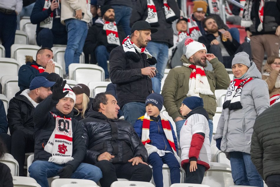 Kibice na meczu ŁKS Łódź z Puszczą Niepołomice. Byłeś/aś? Odszukaj się w galerii