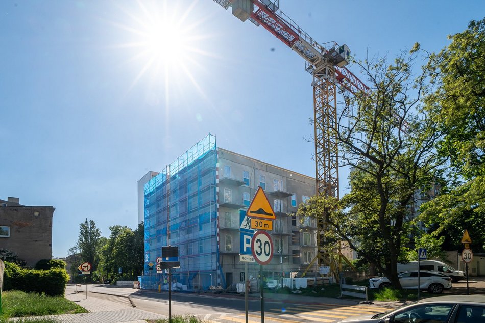 Łódź. Nowe mieszkania miejskie przy Młynarskiej w Łodzi