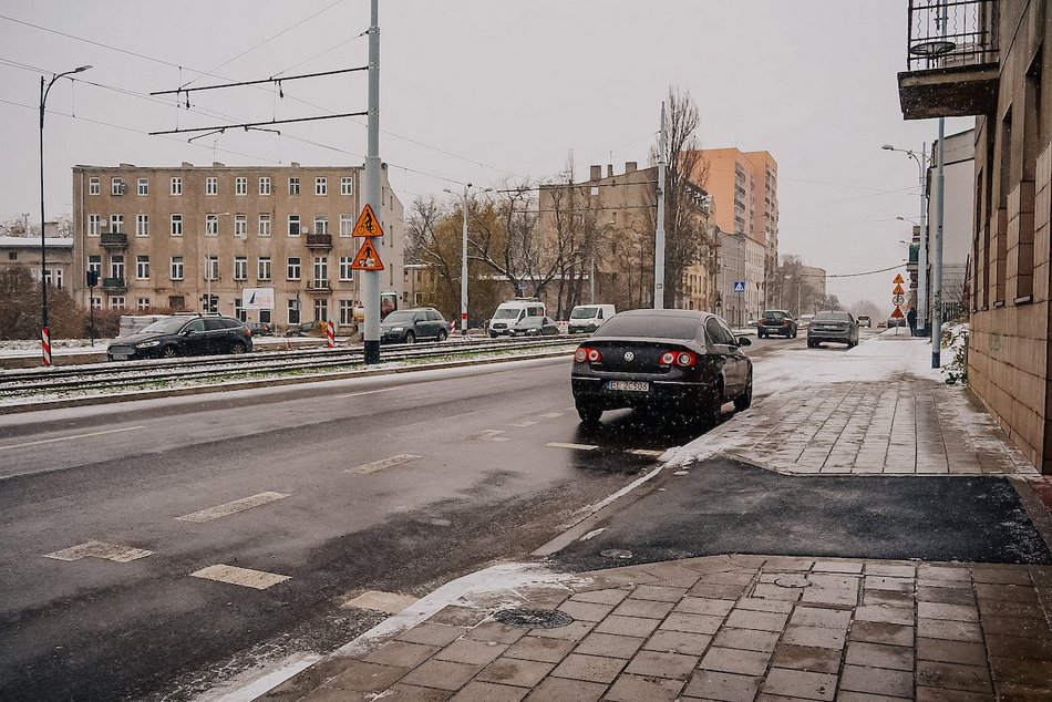 Łódź. Remont Pabianickiej w Łodzi postępuje. Nowa organizacja ruchu [SZCZEGÓŁY]