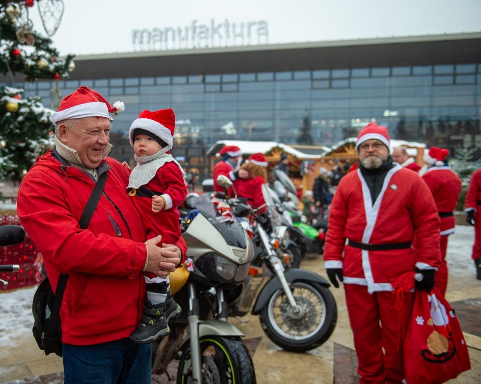 MotoMikołaje zawitali do Manufaktury
