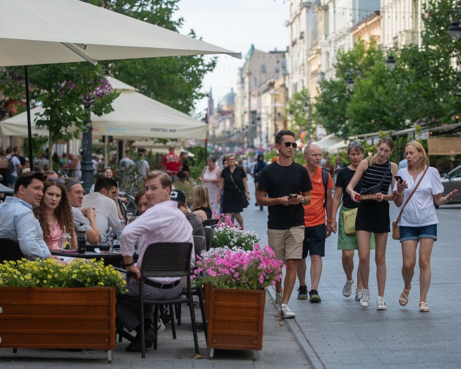 Piotrkowska tydzień przed 601. Urodzinami Łodzi