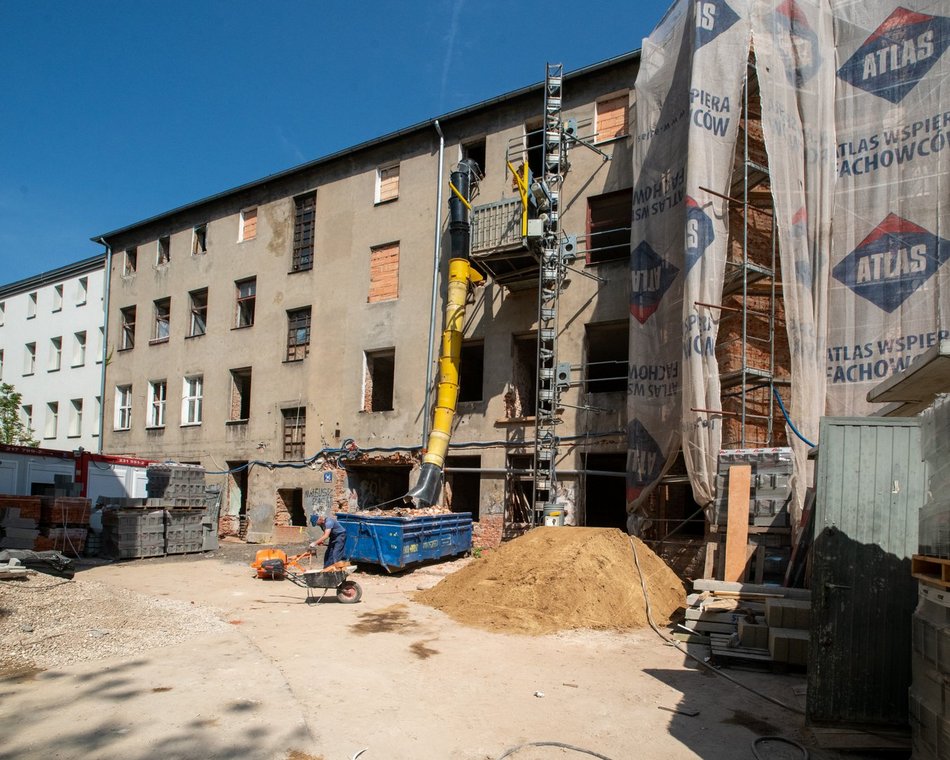 Remont kamienicy przy ul. Włókienniczej 1