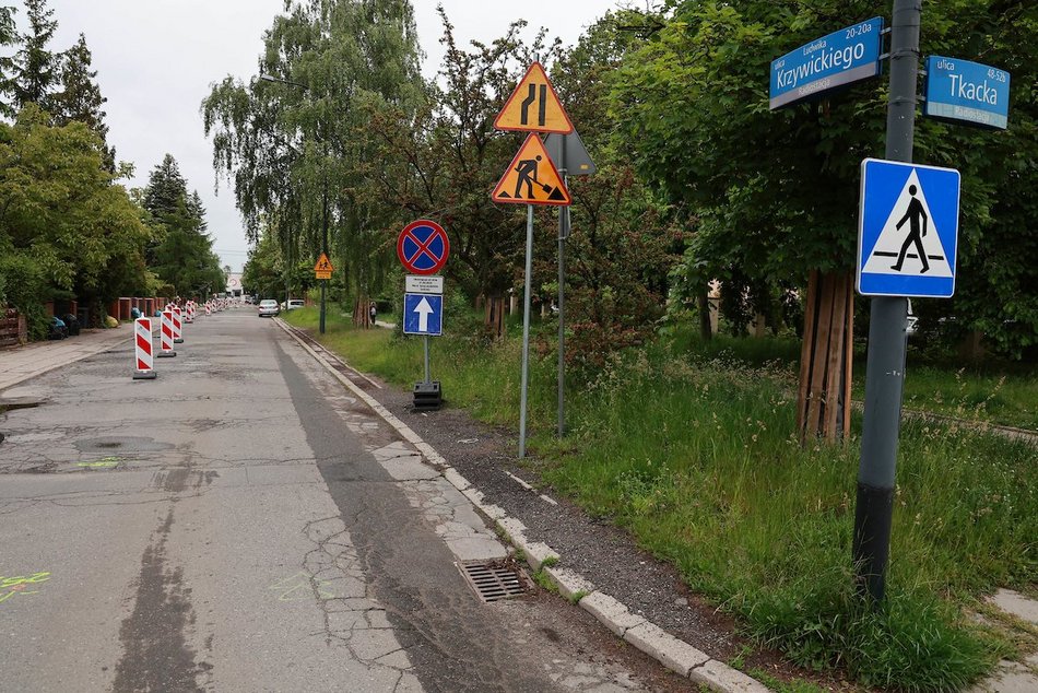 Łódź. Remont Krzywickiego w Łodzi. Drogowcy rozpoczęli prace