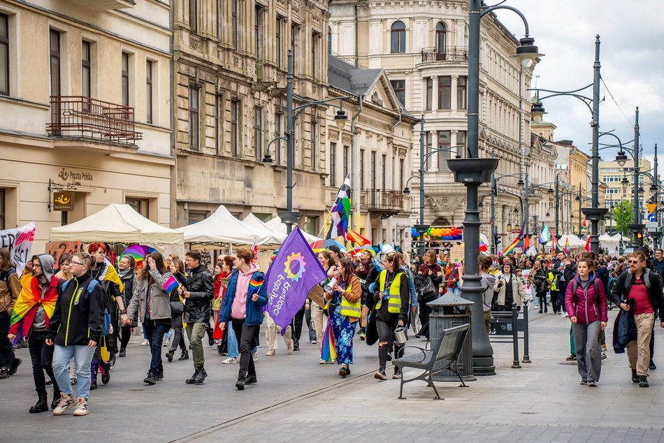 Łódź. Marsz Równości Łódź 2025 przeszedł ulicami miasta. Moc pozytywnej energii!