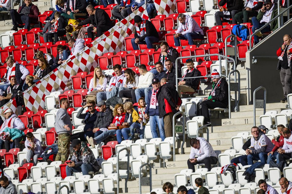 Kibice na meczu ŁKS Łódź z GKS Tychy. Byłeś? Znajdź się w galerii!