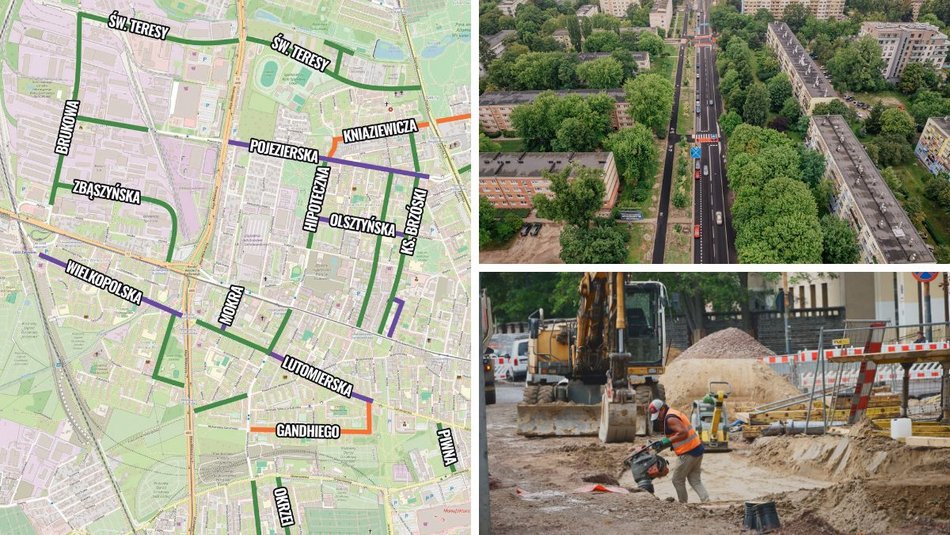 Łódź. Remonty dróg na Bałutach. Co już zostało zrobione i jakie są plany na 2026 rok?