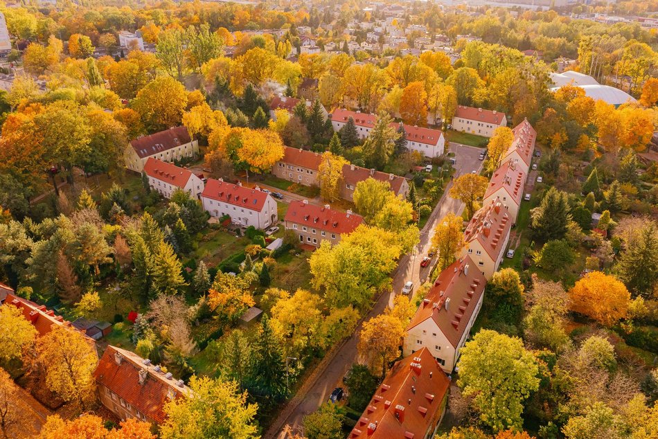 Łódź. Jesienna Łódź z lotu ptaka. Te zdjęcia zapierają dech w piersiach