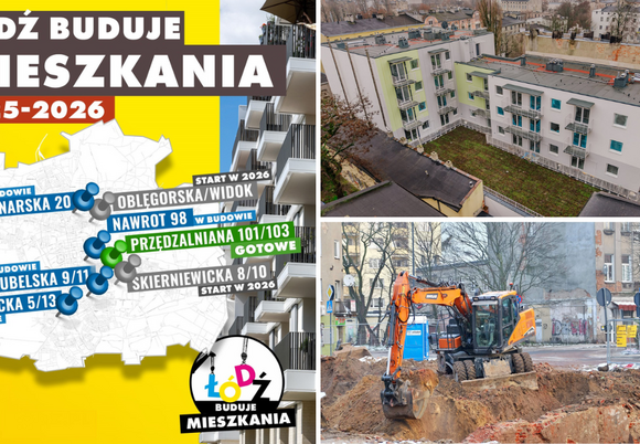 Łódź. Łódź buduje mieszkania miejskie. Nowe bloki i ambitne plany na 2026 rok