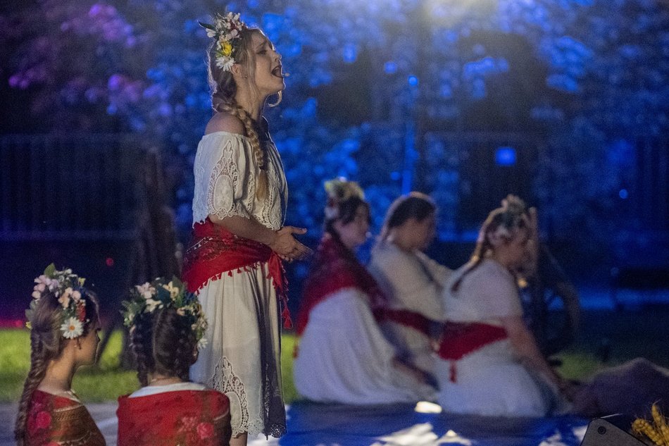 Łódź. Noc Świętojańska w Ogrodzie Botanicznym w Łodzi