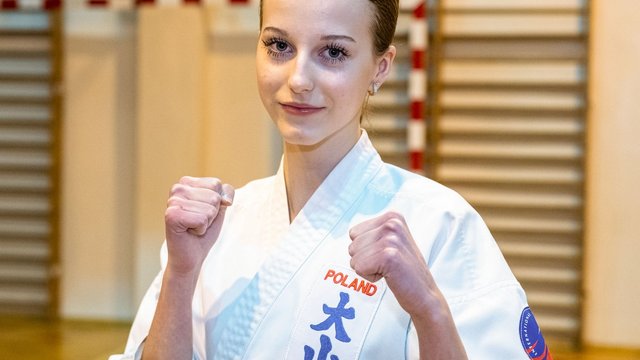 Oliwia Sosin z Łodzi. Piętnastoletnia mistrzyni świata w karate