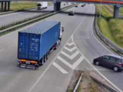 Łódź. Jechała pod prąd na autostradzie A1. Podróż do Łodzi, mogła skończyć się w Katowicach