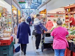 targowiska, rynki w Łodzi. świąteczne zakupy, drogie święta