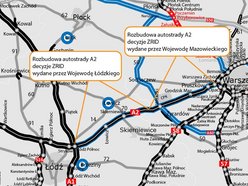 Łódź. Rozbudowa autostrady A2 między Łodzią a Warszawą. To pewne!