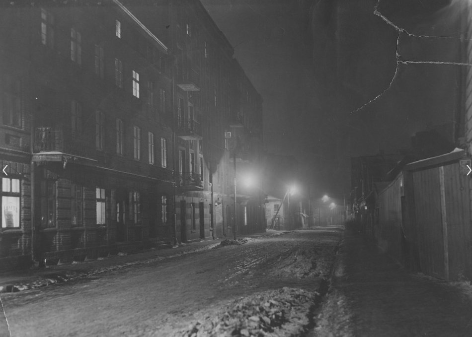 archiwalna fotografia przedstawiająca Łódź w dawnych czasacch