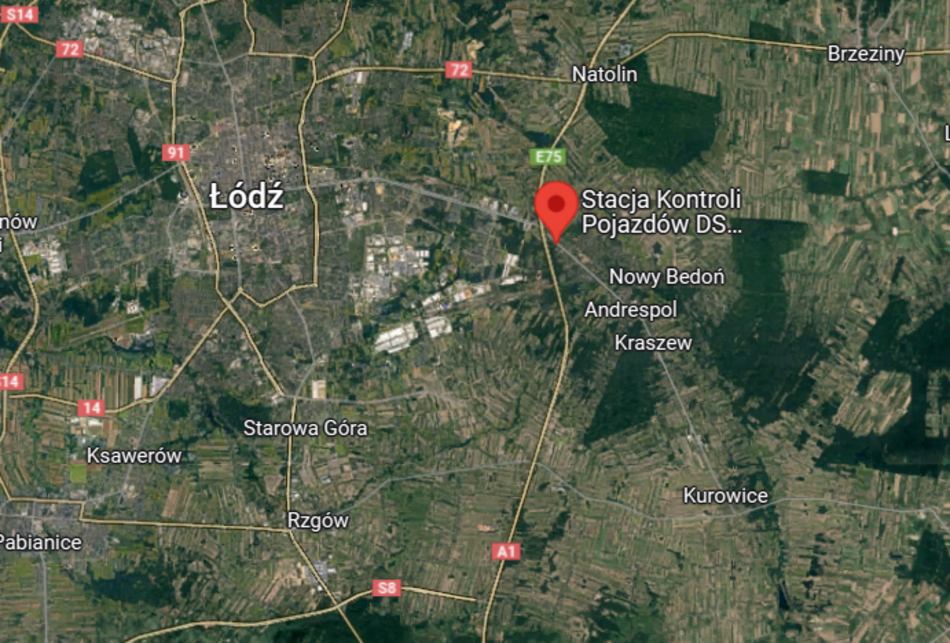 Łódź. Stacja Kontroli Pojazdów D.S