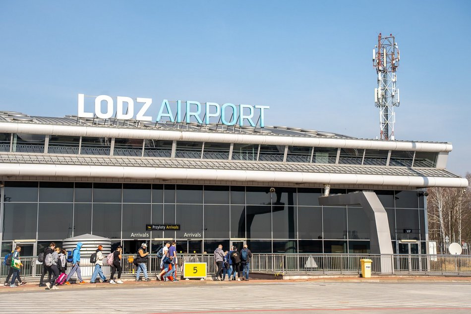 Łódź. Lotnisko w Łodzi