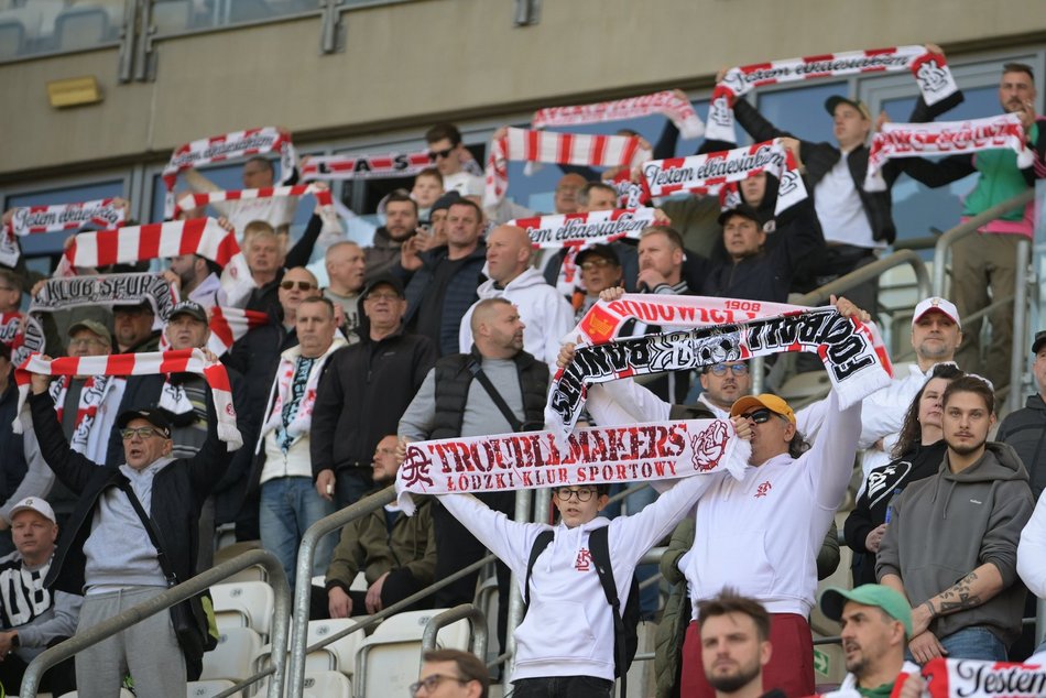 Kibice na meczu ŁKS Łódź ze Stalą Rzeszów. Byłeś? Odszukaj się w galerii
