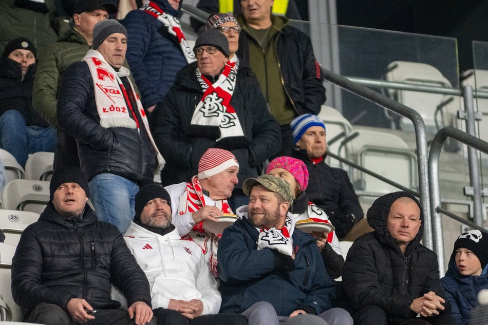 Kibice na meczu ŁKS Łódź z Puszczą Niepołomice. Byłeś/aś? Odszukaj się w galerii