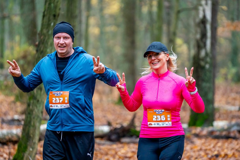 Cookie Run w Lesie Łagiewnickim w Łodzi