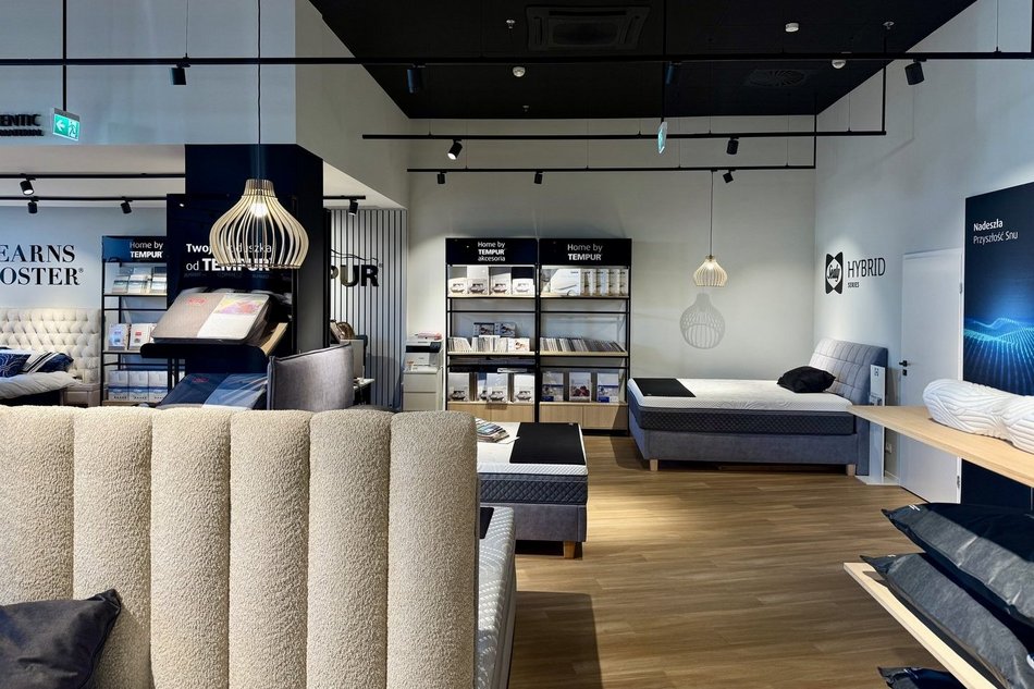 Nowy sklep TEMPUR w Manufakturze w Łodzi