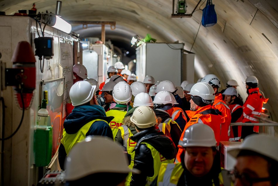 Tunel średnicowy pod Łodzią. Tarcza Katarzyna gotowa do drążenia