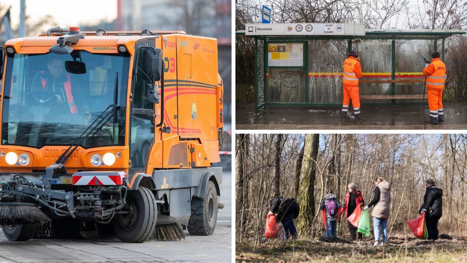 Łódź. Wielkie sprzątanie Łodzi. Efekty prac robią wrażenie... a to jeszcze nie koniec