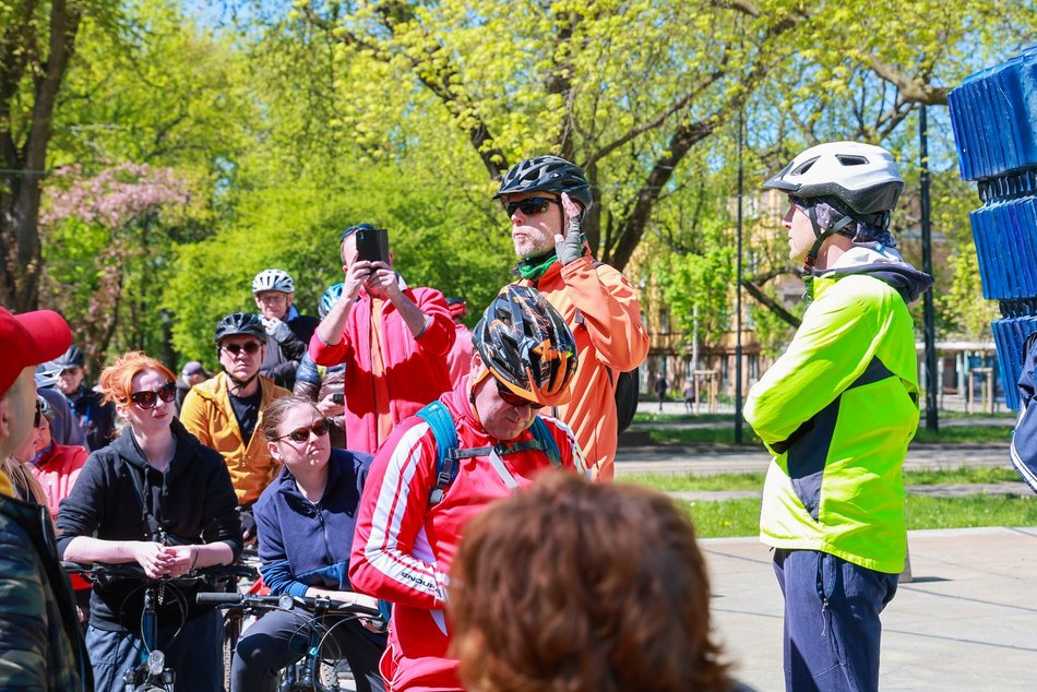 Łódź. Pierwsza wycieczka rowerowa Zielonej Łodzi w 2025 roku. Co za frekwencja!