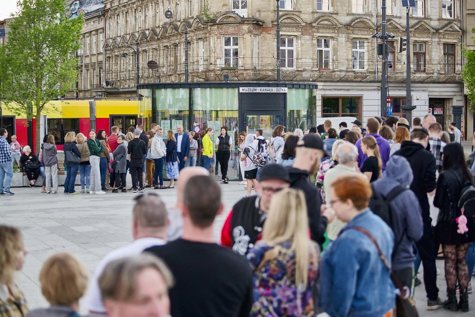 Kolejki podczas Nocy Muzeów Łódź 2024