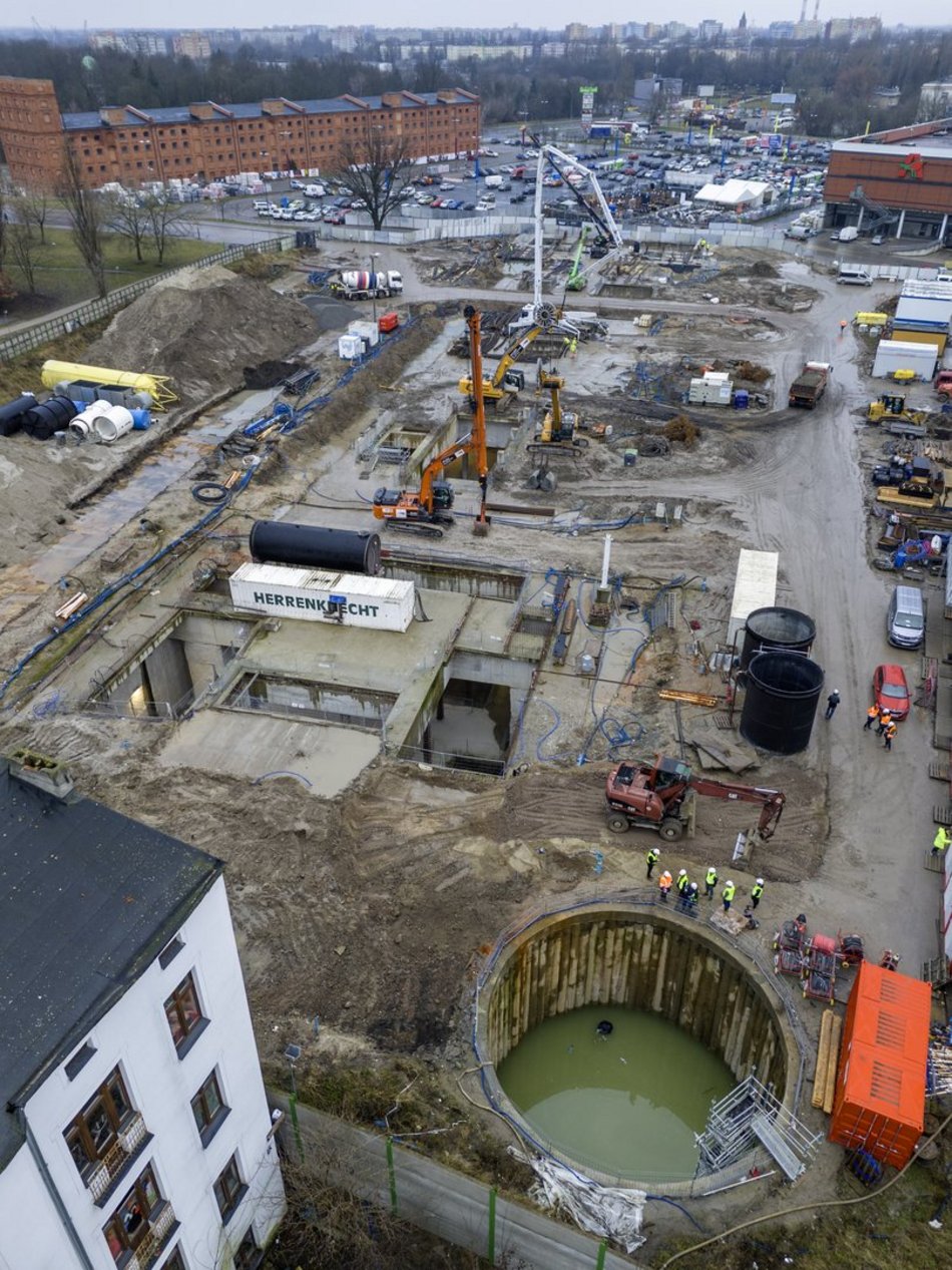 Budowa tunelu średnicowego pod Łodzią