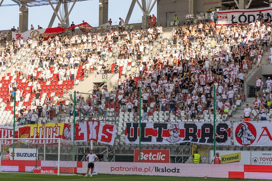 Łódź. Kibice na meczu ŁKS Łódź ze Stalą Mielec. Byłeś? Odszukaj się w naszej galerii