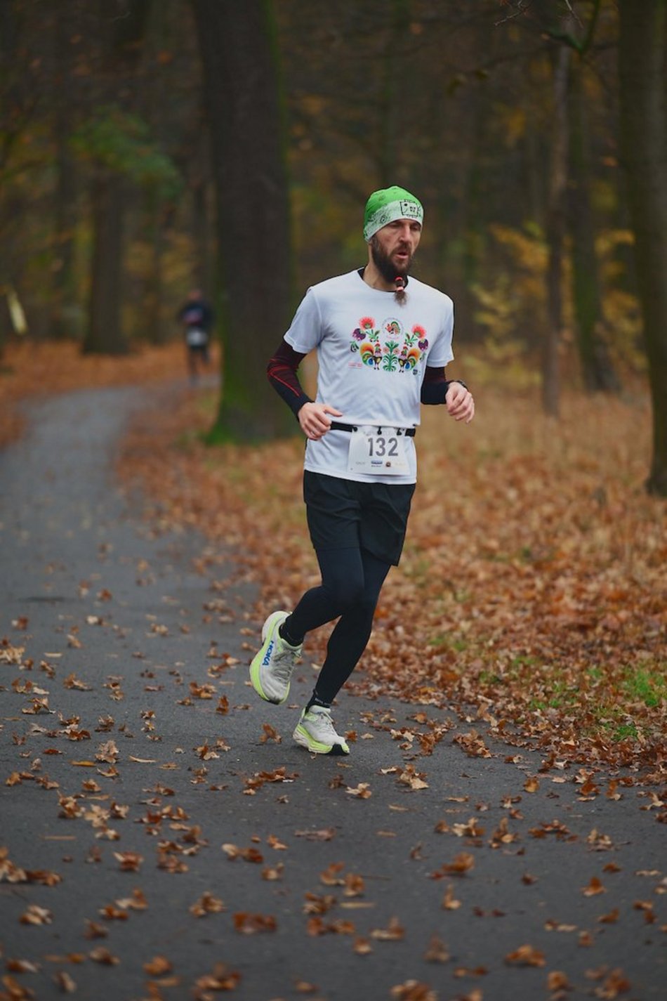 Łódź. Bieg Niepodległości w parku Julianowskim