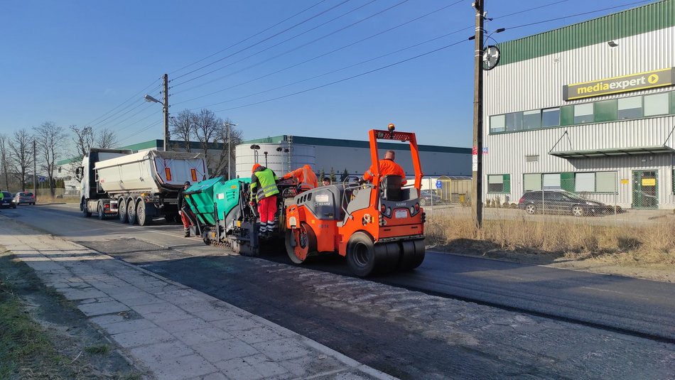 Remont cząstkowy na ul. Zakładowej