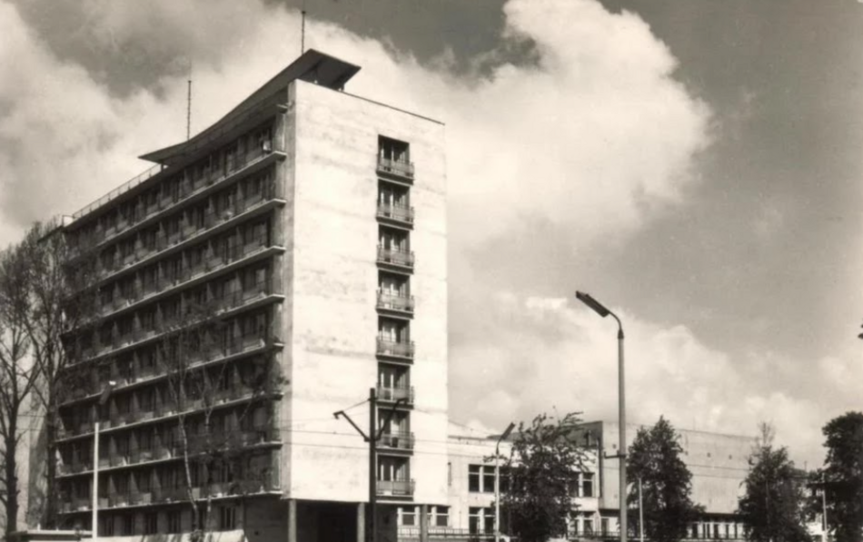 Łódź. Akademik Politechniki Łódzkiej przy al. Politechniki