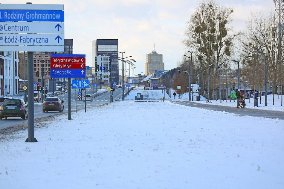 Łódź. Aleja Rodziny Grohmanów w Łodzi