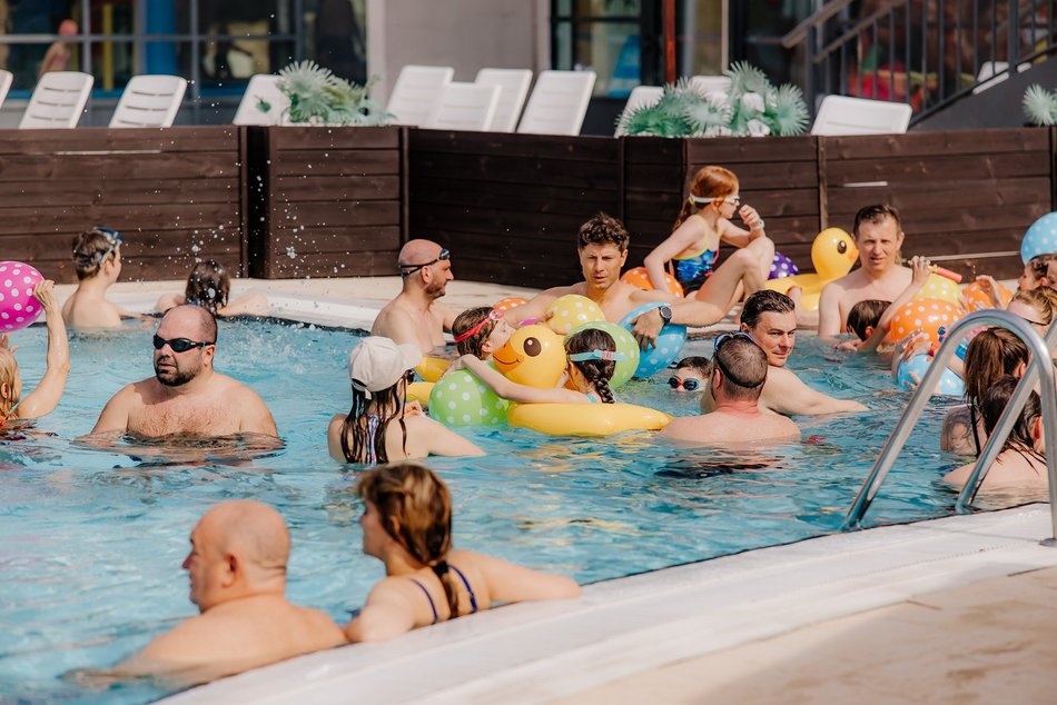 Lany poniedziałek w Aquaparku Fala. Tam wody nie brakowało!