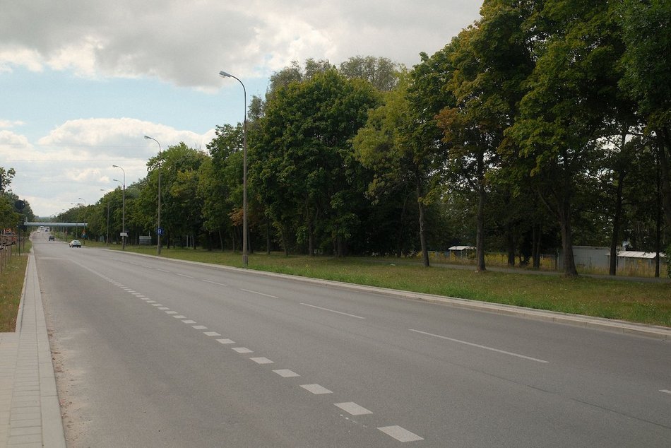 Łódź. Ulica Lodowa w Łodzi - odcinek po remoncie