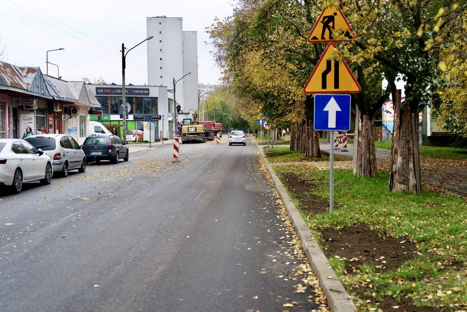 Remont Ciołkowskiego w Łodzi na finiszu. Drogowcom zostały tylko prace wykończeniowe