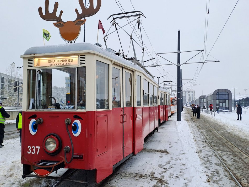 Świąteczny tramwaj MPK Łódź