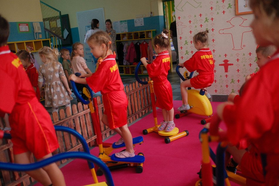 Pierwsza siłownia dla przedszkolaków w Łodzi. Nic słodszego dzisiaj nie zobaczysz!