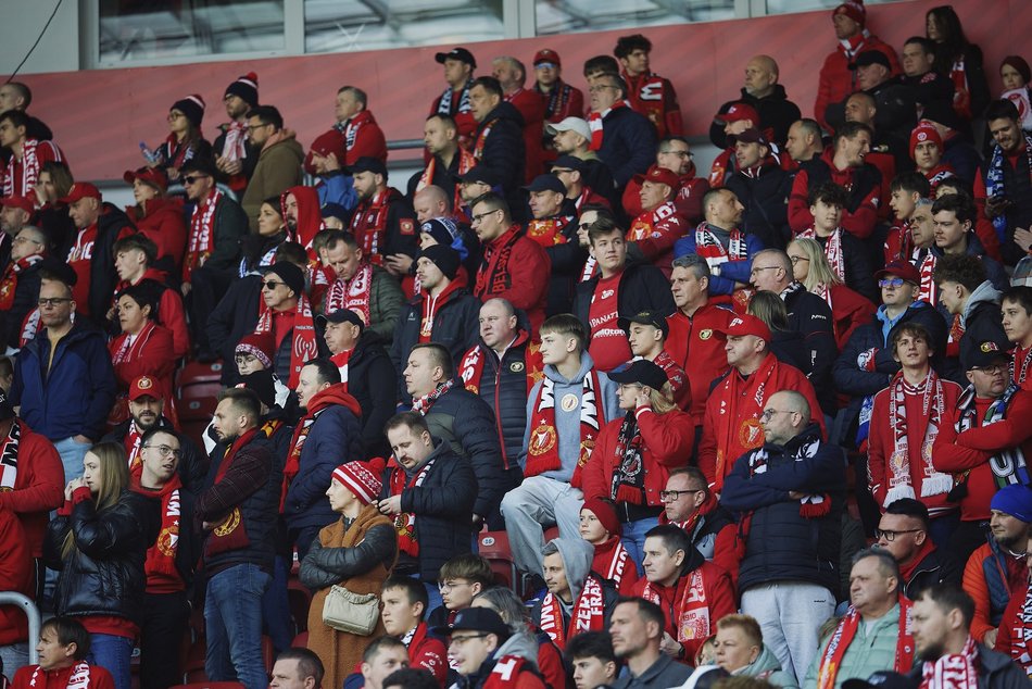 Kibice na meczu Widzewa Łódź z Motorem Lublin. Byłeś? Odszukaj się na trybunach