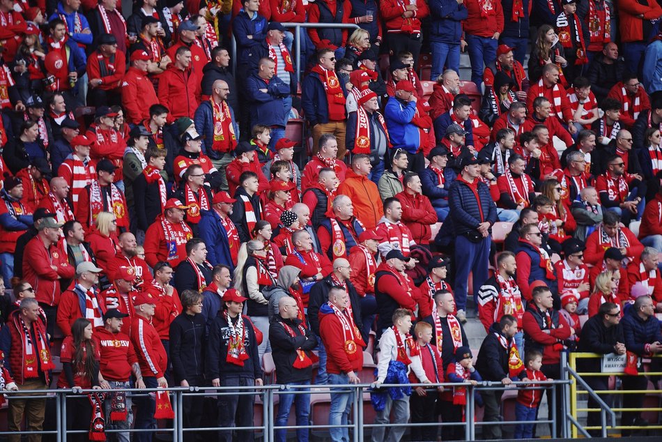 Kibice na meczu Widzewa Łódź z Motorem Lublin. Byłeś? Odszukaj się na trybunach