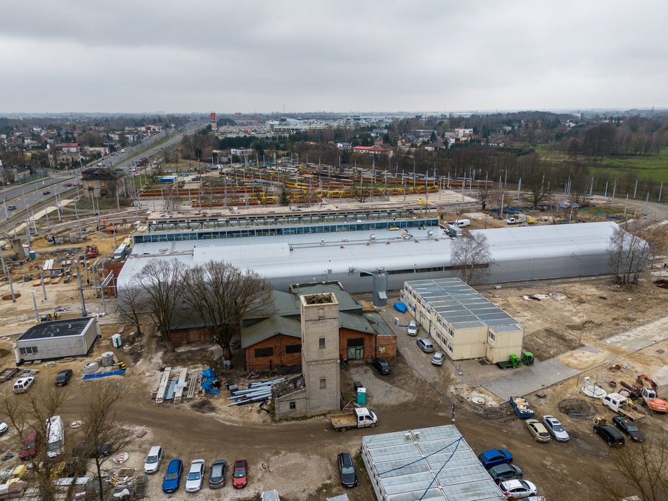 Zajezdnia Chocianowice w przebudowie