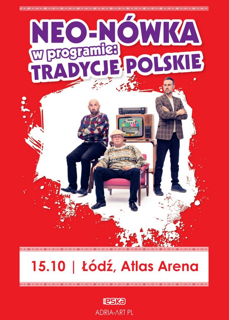 plakat zapraszający na imprezę w Atlas Arenie